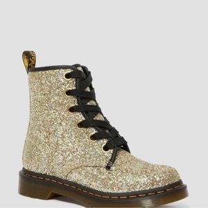 Dr Marten Chunky Gold Glitter